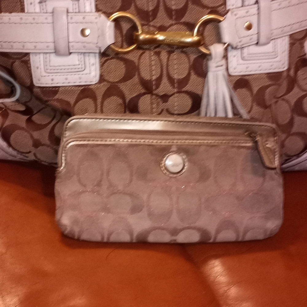 Coach purse and walket